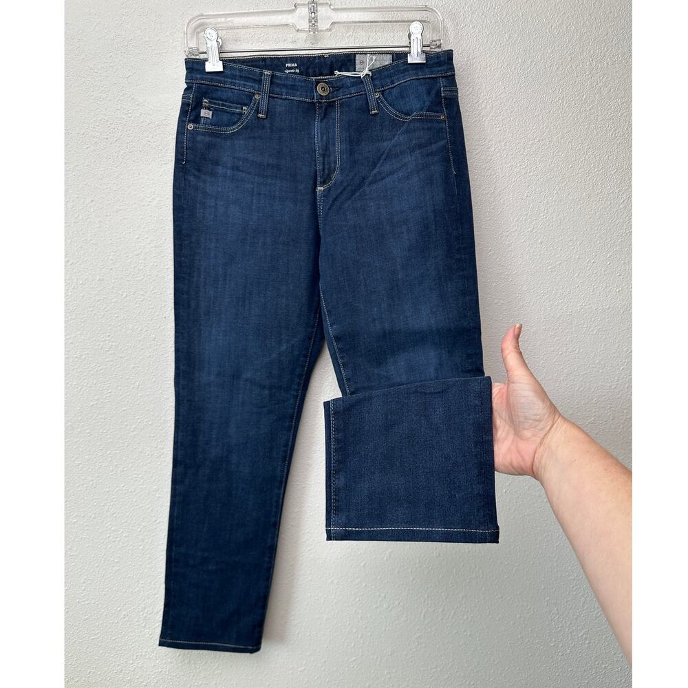 NWT AG Contour 360 Prima Cigarette Leg Jeans Dark Wash Women’s 28